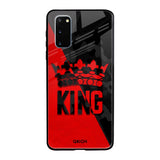 I Am A King Samsung Galaxy S20 Glass Back Cover Online