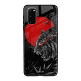 Red Moon Tiger Samsung Galaxy S20 Glass Back Cover Online