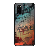 True Genius Samsung Galaxy S20 Glass Back Cover Online
