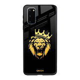 Lion The King Samsung Galaxy S20 Glass Back Cover Online