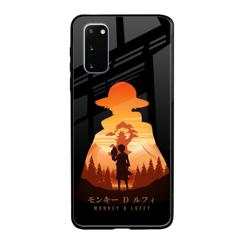 Luffy One Piece Samsung Galaxy S20 Glass Back Cover Online