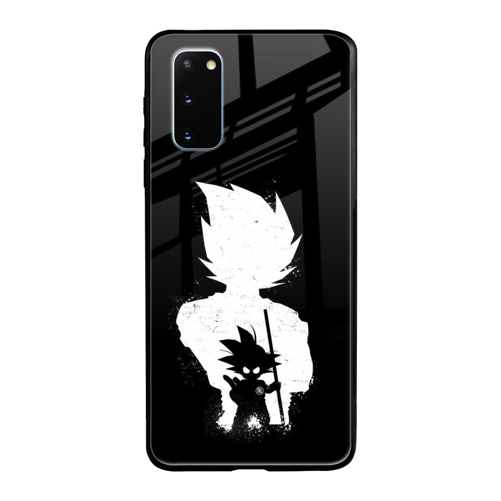 Monochrome Goku Samsung Galaxy S20 Glass Back Cover Online