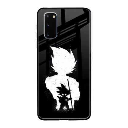 Monochrome Goku Samsung Galaxy S20 Glass Back Cover Online