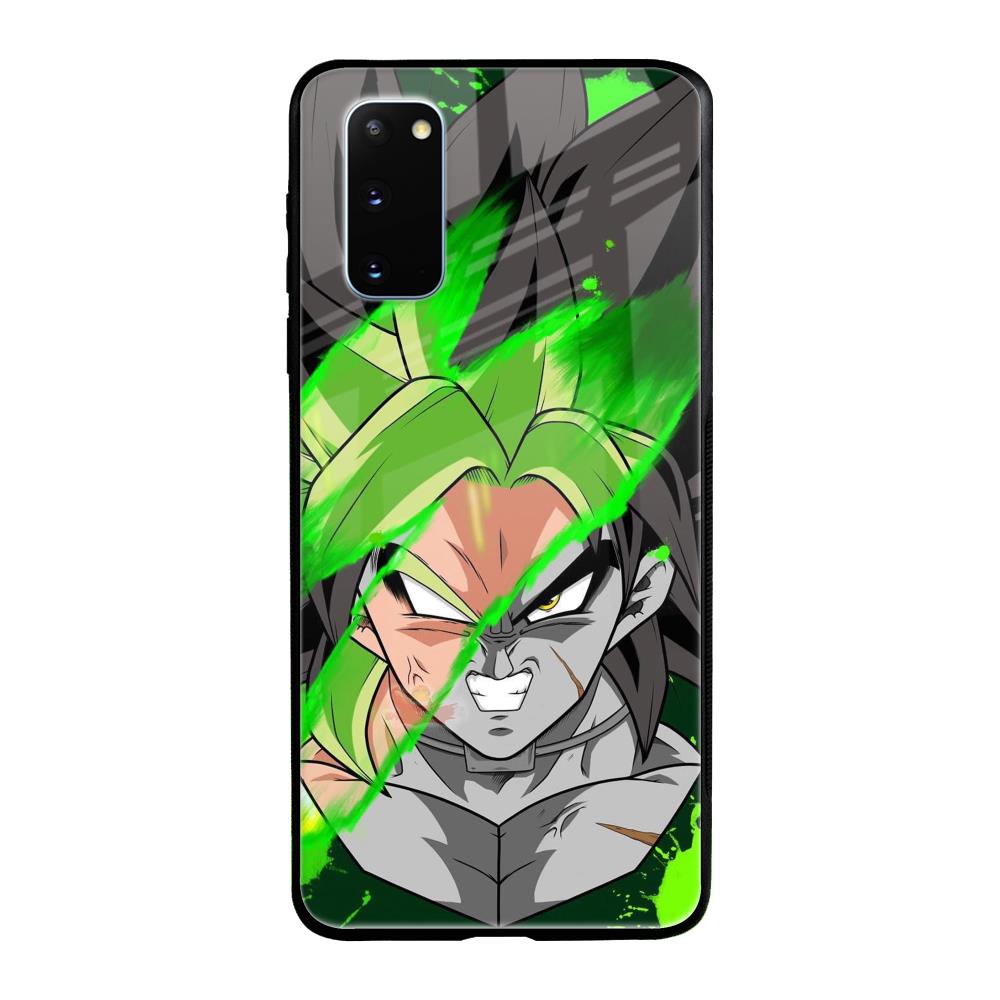 Anime Green Splash Samsung Galaxy S20 Glass Back Cover Online