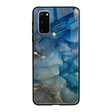 Blue Cool Marble Samsung Galaxy S20 Glass Back Cover Online