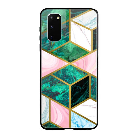 Seamless Green Marble Samsung Galaxy S20 Glass Back Cover Online