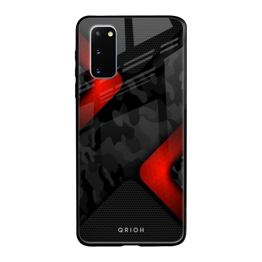 Modern Camo Abstract Samsung Galaxy S20 Glass Back Cover Online