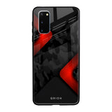 Modern Camo Abstract Samsung Galaxy S20 Glass Back Cover Online