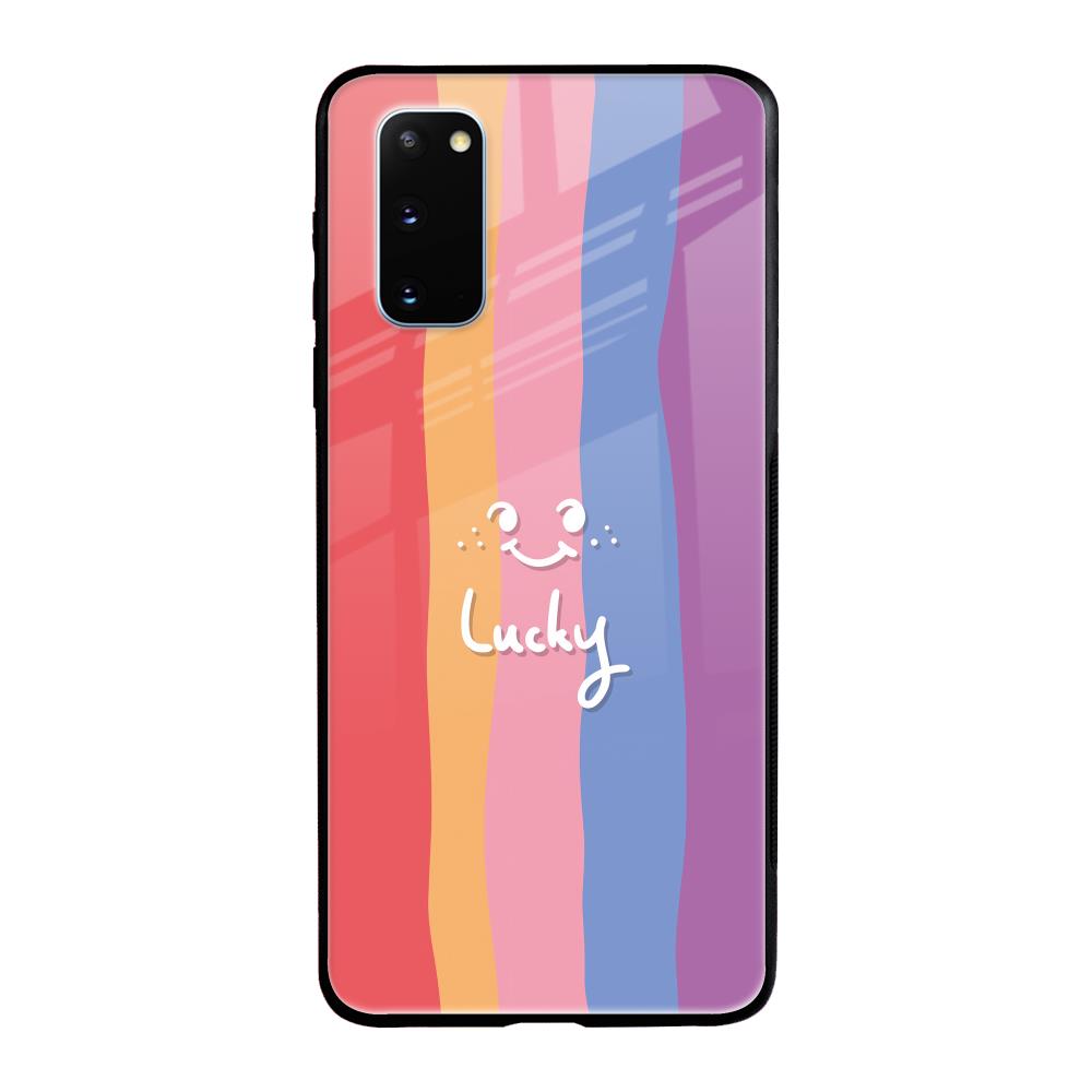 Lucky Abstract Samsung Galaxy S20 Glass Back Cover Online