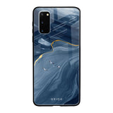 Deep Ocean Marble Samsung Galaxy S20 Glass Back Cover Online