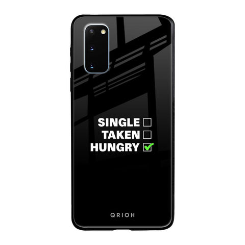 Hungry Samsung Galaxy S20 Glass Back Cover Online