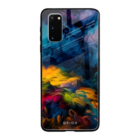 Multicolor Oil Painting Samsung Galaxy S20 Glass Back Cover Online
