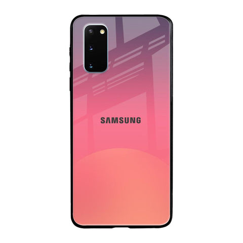 Sunset Orange Samsung Galaxy S20 Glass Cases & Covers Online