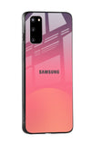 Sunset Orange Glass Case for Samsung Galaxy S20