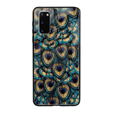 Peacock Feathers Samsung Galaxy S20 Glass Cases & Covers Online