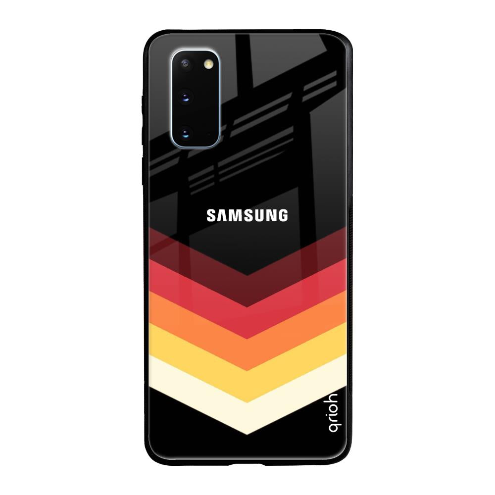 Abstract Arrow Pattern Samsung Galaxy S20 Glass Cases & Covers Online