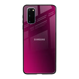 Pink Burst Samsung Galaxy S20 Glass Back Cover Online