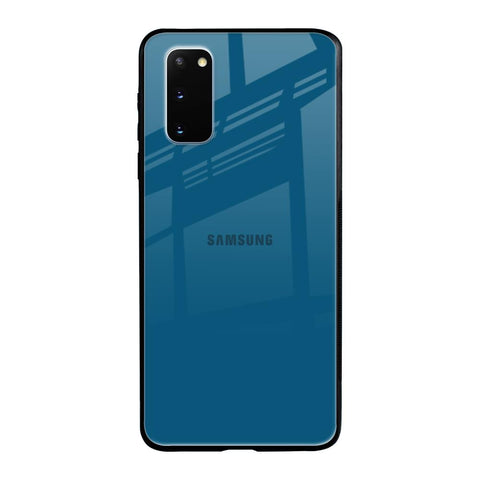 Cobalt Blue Samsung Galaxy S20 Glass Back Cover Online