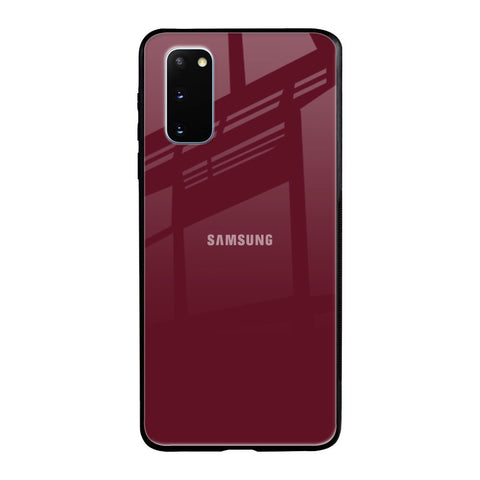 Classic Burgundy Samsung Galaxy S20 Glass Back Cover Online