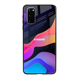 Colorful Fluid Samsung Galaxy S20 Glass Back Cover Online