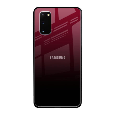 Wine Red Samsung Galaxy S20 Glass Back Cover Online