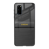 Grey Metallic Glass Samsung Galaxy S20 Glass Back Cover Online