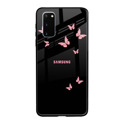 Fly Butterfly Samsung Galaxy S20 Glass Back Cover Online