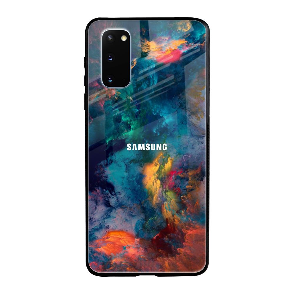 Colored Storm Samsung Galaxy S20 Glass Back Cover Online