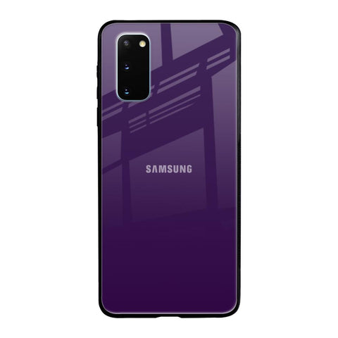 Dark Purple Samsung Galaxy S20 Glass Back Cover Online