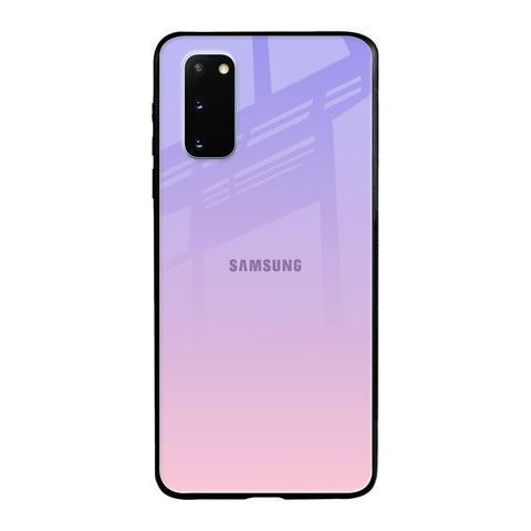 Lavender Gradient Samsung Galaxy S20 Glass Back Cover Online