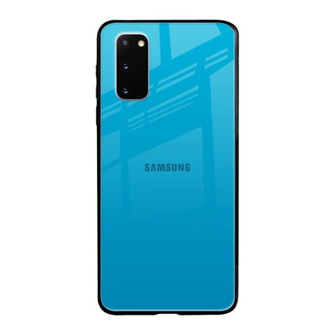 Blue Aqua Samsung Galaxy S20 Glass Back Cover Online