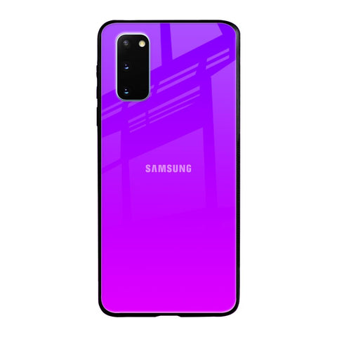 Purple Pink Samsung Galaxy S20 Glass Back Cover Online