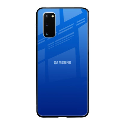Egyptian Blue Samsung Galaxy S20 Glass Back Cover Online