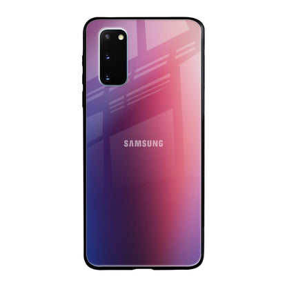 Multi Shaded Gradient Samsung Galaxy S20 Glass Back Cover Online