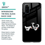 Space Traveller Glass Case for Samsung Galaxy S20