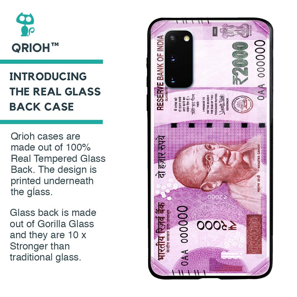 Stock Out Currency Glass Case for Samsung Galaxy S20
