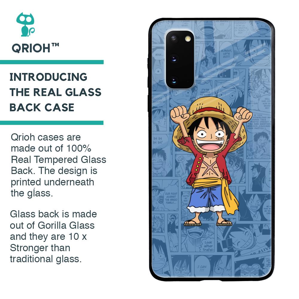 Chubby Anime Glass Case for Samsung Galaxy S20
