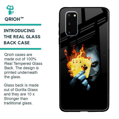AAA Joker Glass Case for Samsung Galaxy S20