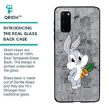 Cute Baby Bunny Glass Case for Samsung Galaxy S20