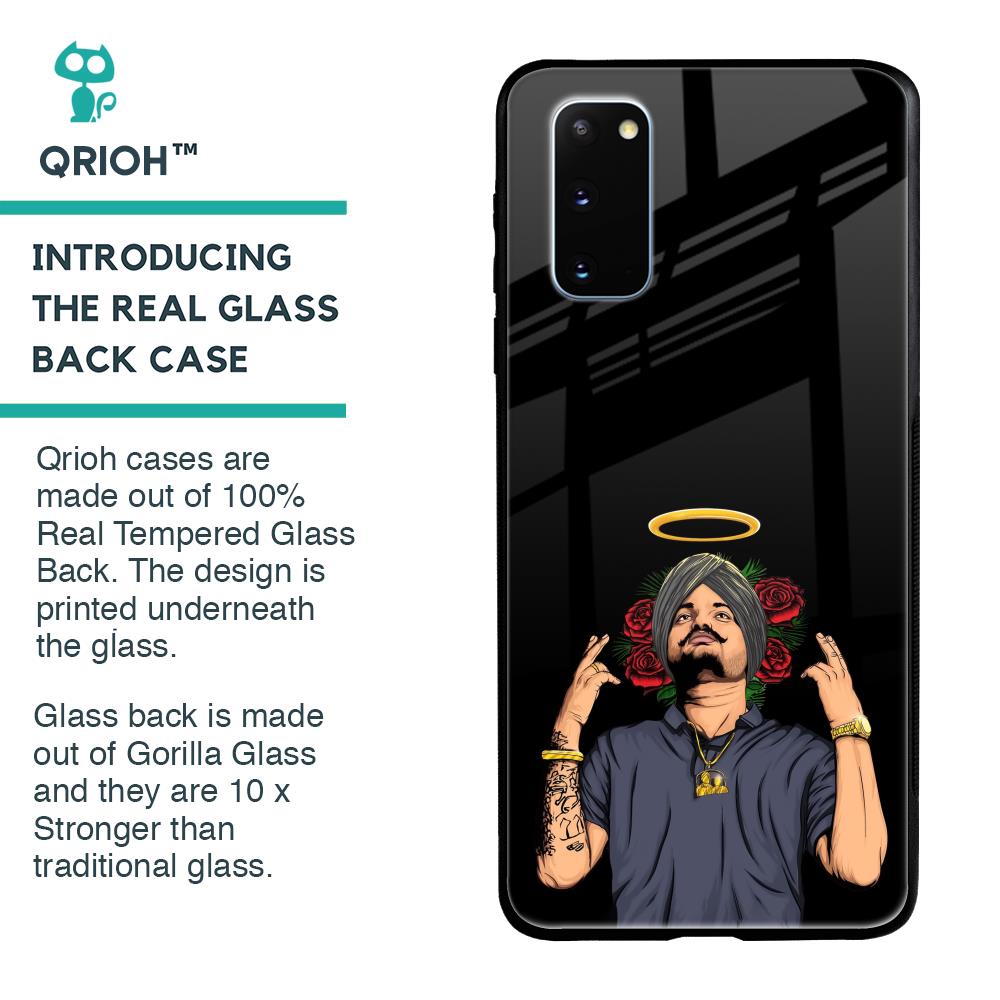 Punjabi Singer Poster Glass Case for Samsung Galaxy S20