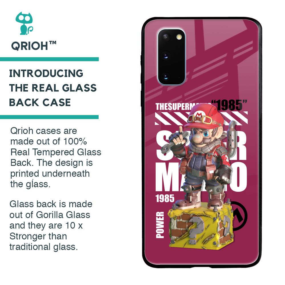 Gangster Hero Glass Case for Samsung Galaxy S20