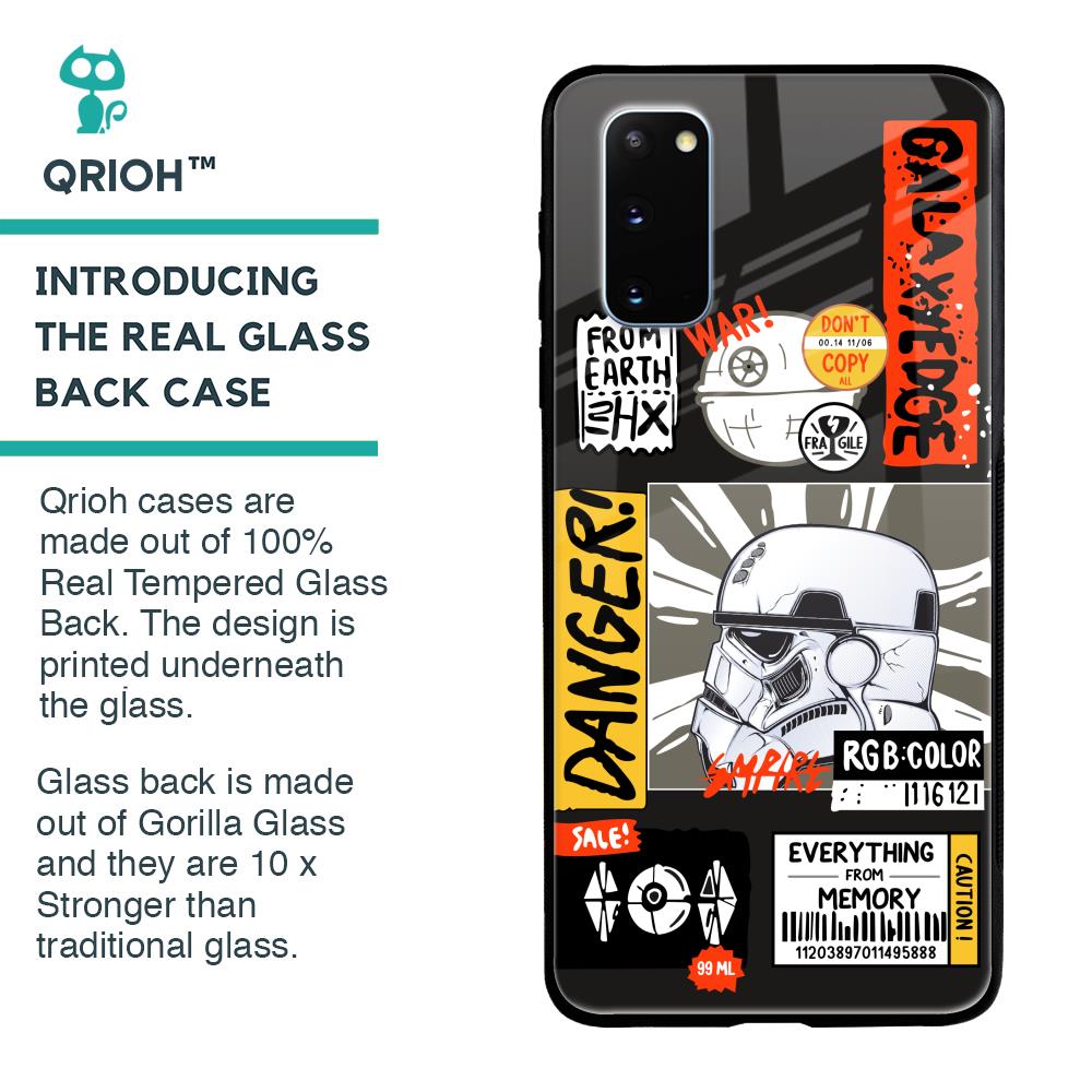 Galaxy Edge Glass Case for Samsung Galaxy S20