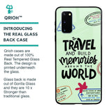 Travel Stamps Glass Case for Samsung Galaxy S20