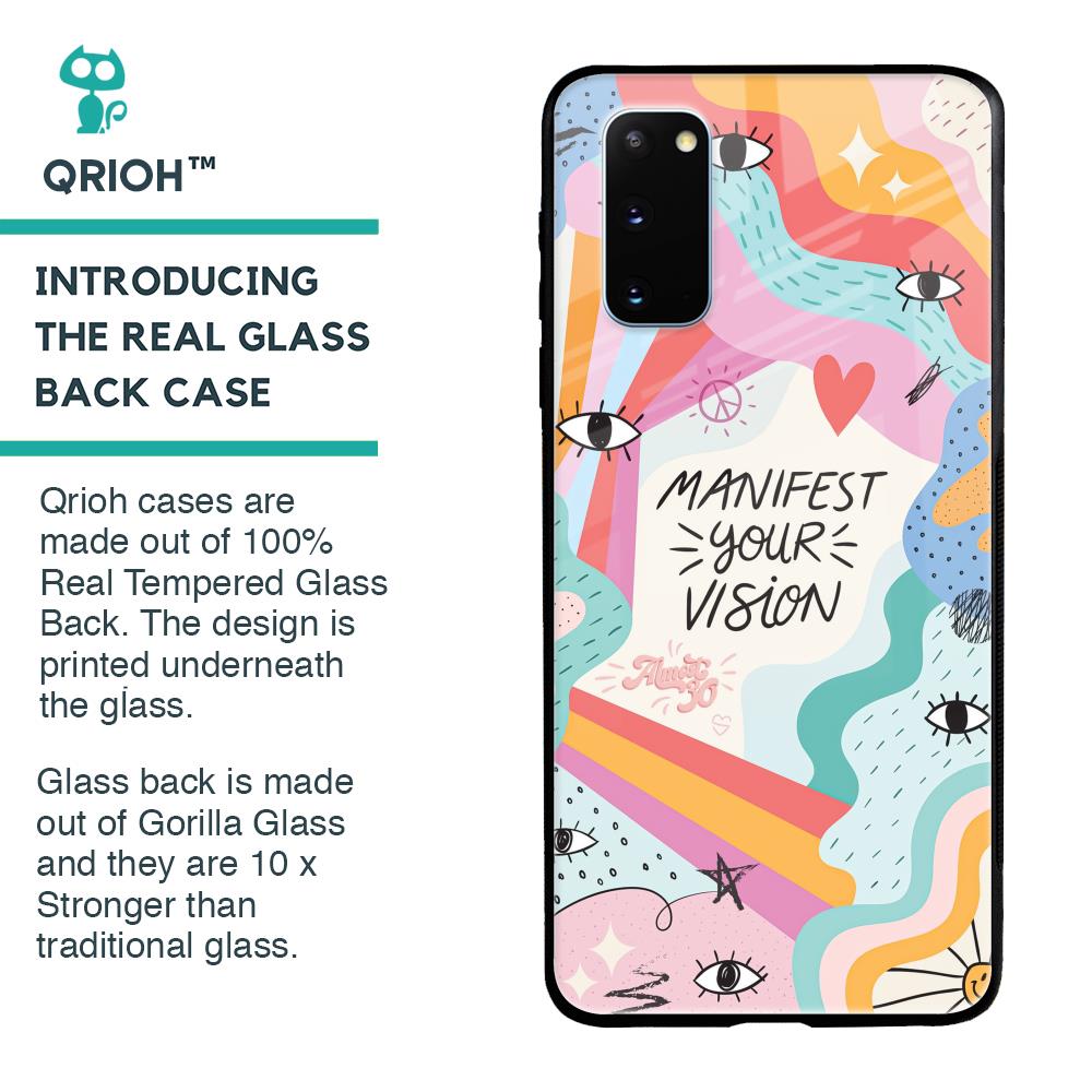 Vision Manifest Glass Case for Samsung Galaxy S20