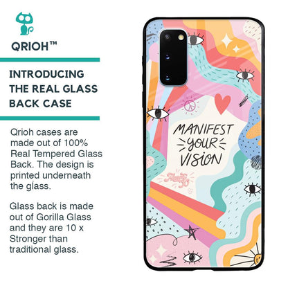 Vision Manifest Glass Case for Samsung Galaxy S20