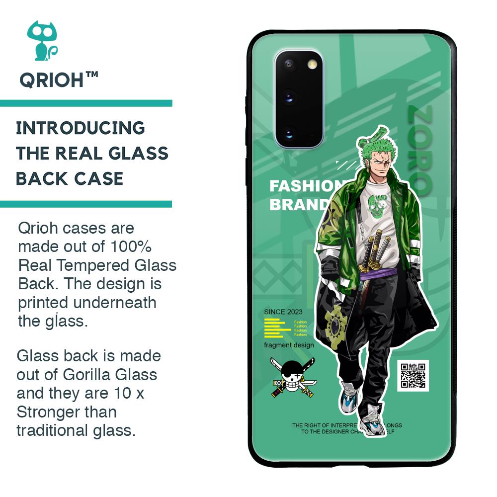 Zoro Bape Glass Case for Samsung Galaxy S20