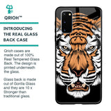 Angry Tiger Glass Case For Samsung Galaxy S20