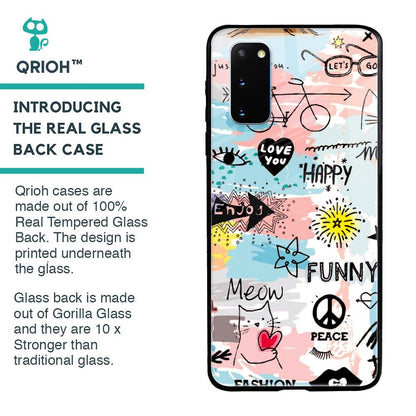 Just For You Glass Case For Samsung Galaxy S20