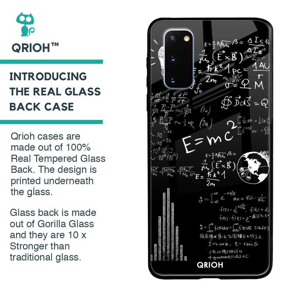 Funny Math Glass Case for Samsung Galaxy S20