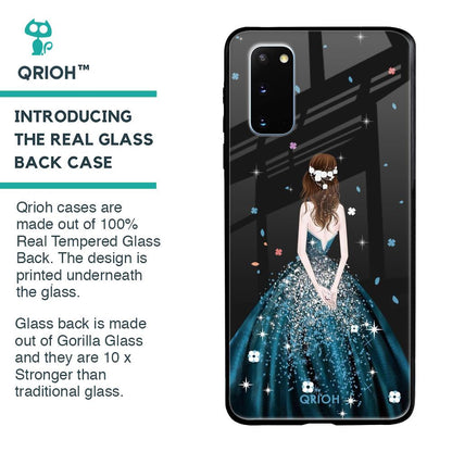 Queen Of Fashion Glass Case for Samsung Galaxy S20